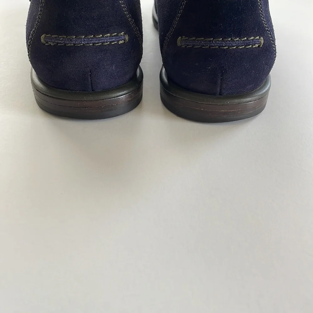 Jimmy Choo Mens Blue Suede Loafers 39 1/2 - Picture 13 of 15